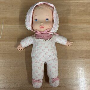 80s Knickerbocker Baby Holly Hobbie Cloth Doll Pink Vintage